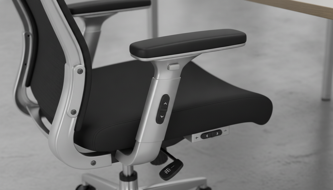 armrest adjustability for upper body support and posture