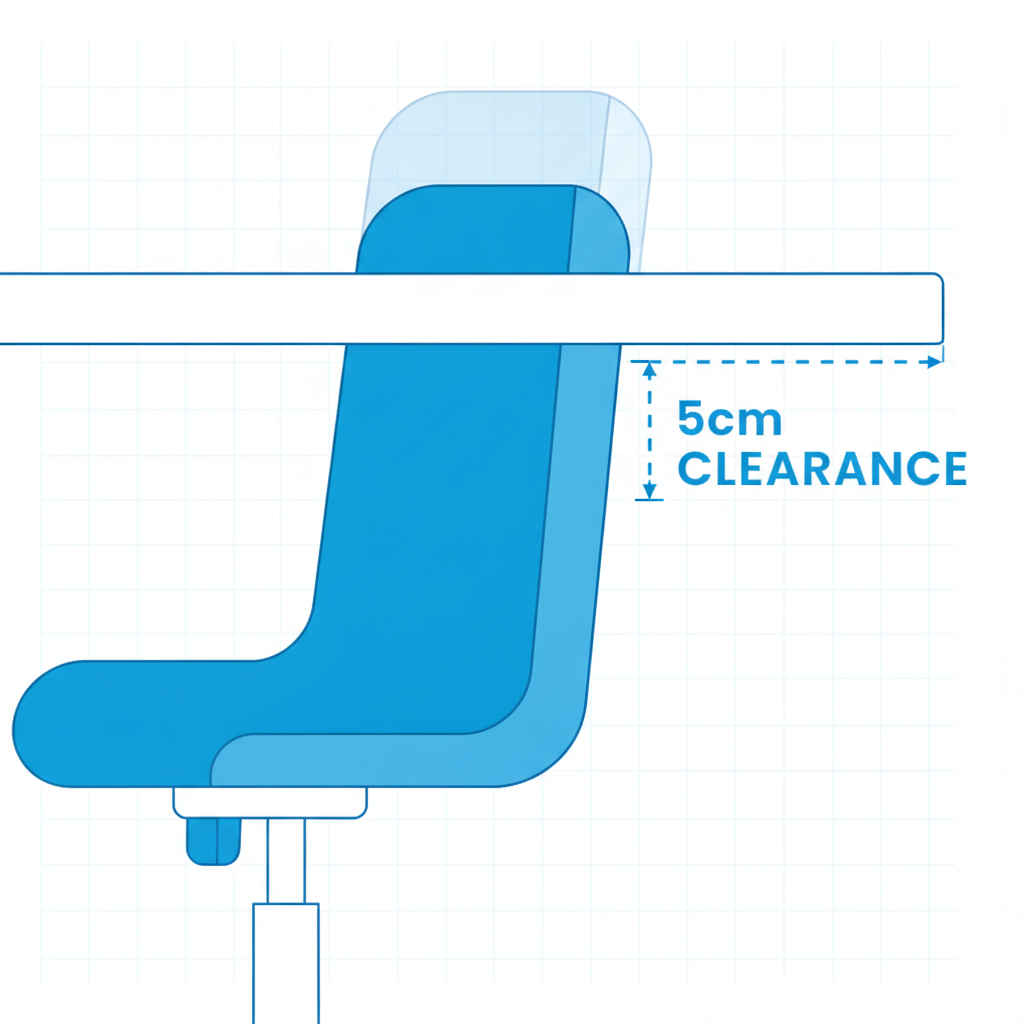 armrest clearance