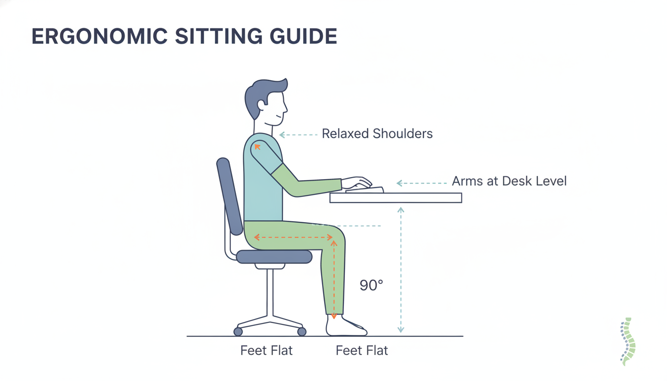 ergonomic sitting guide