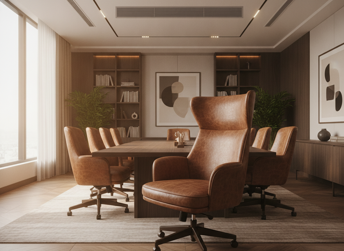 feel of leather chairs