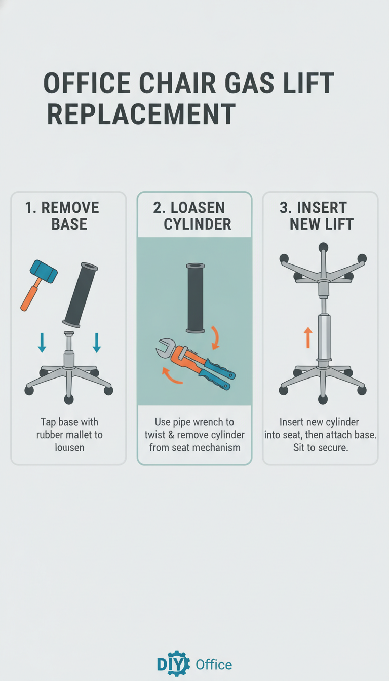 fixing office chair gas cylinder