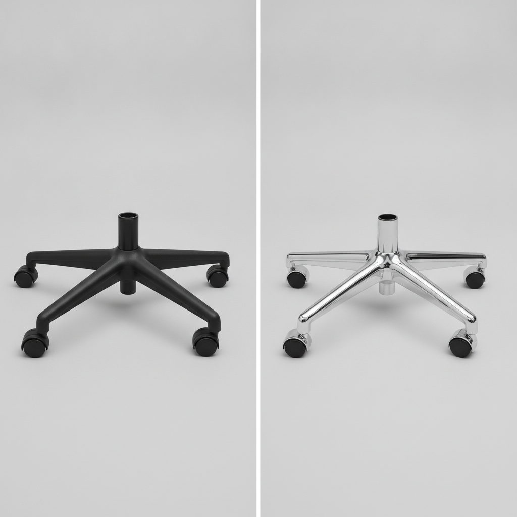 nylon vs aluminium chair base