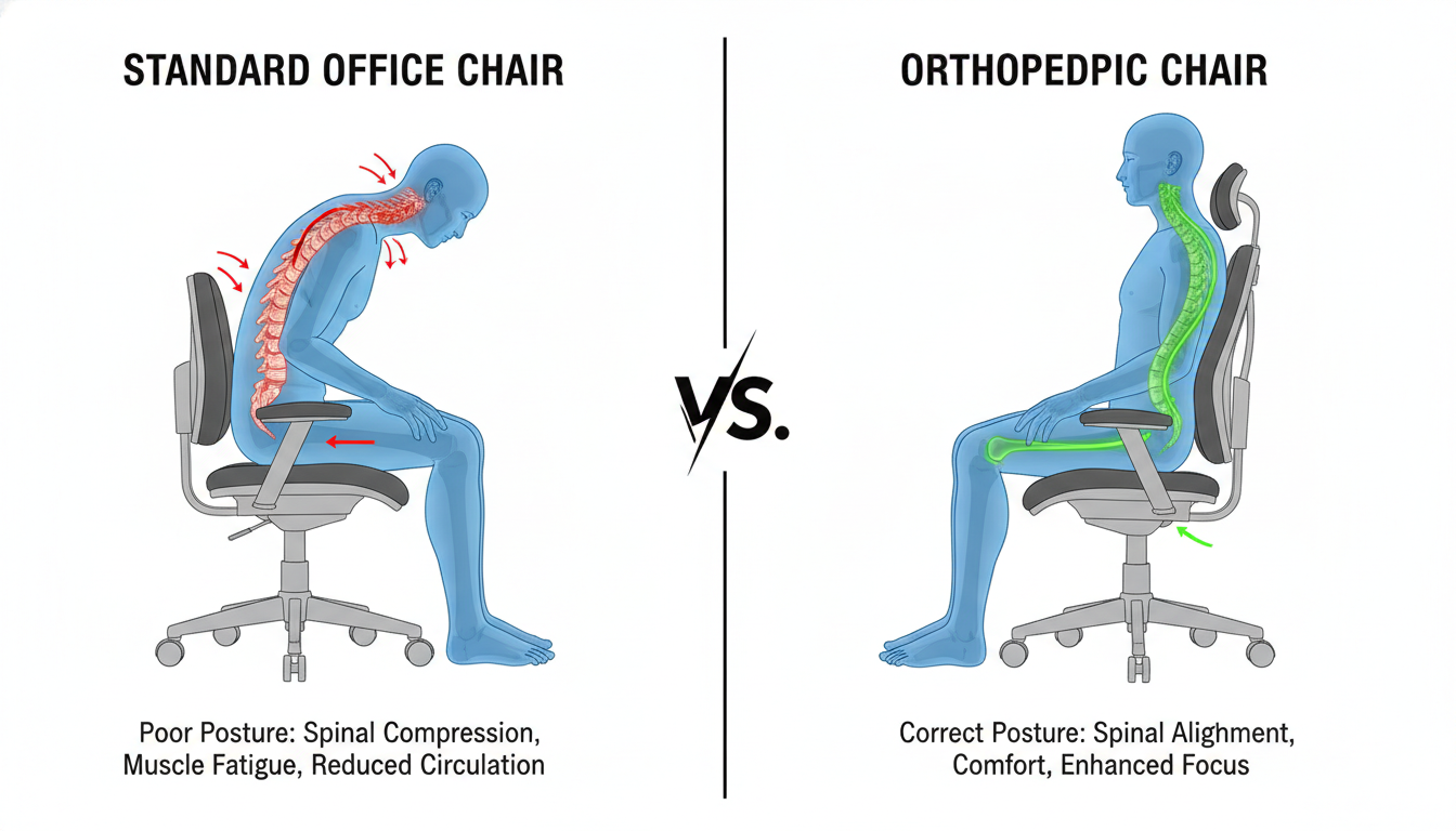 orthopedic vs standard chairs