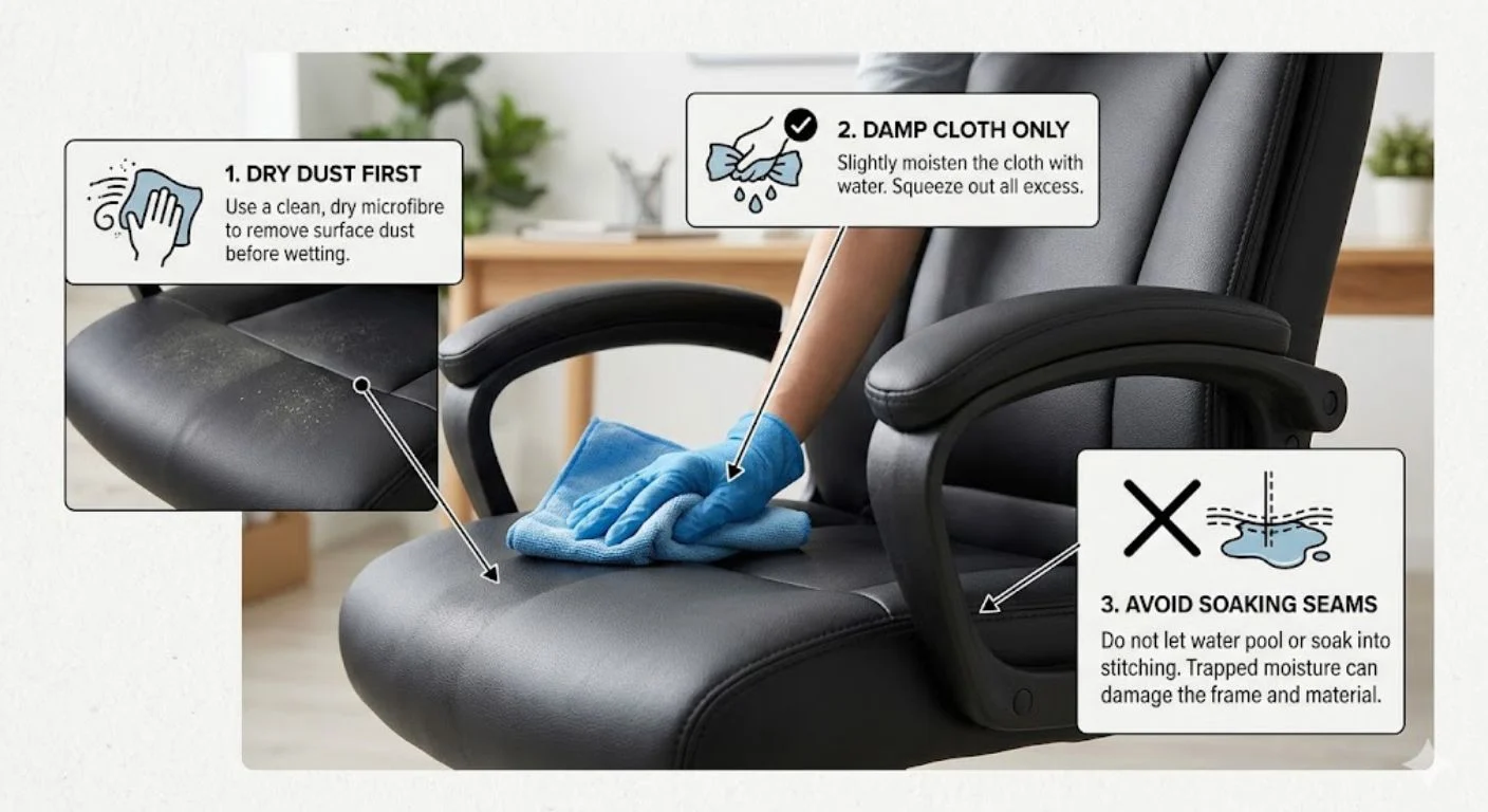 how-to-clean-pu-and-bonded-leather-office-chairs-without-causing-damage