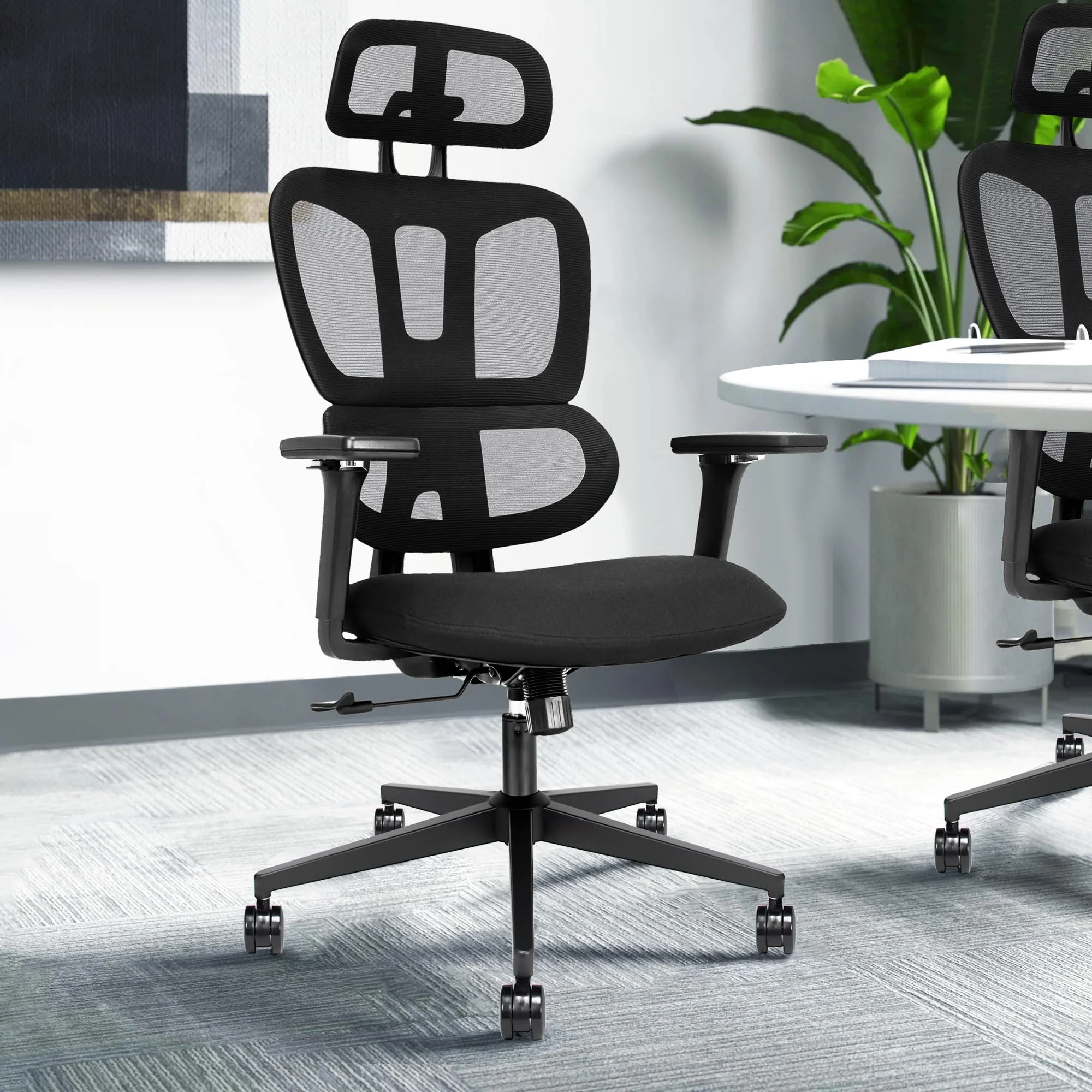 Budget Mesh High Back Chair with Headrest
